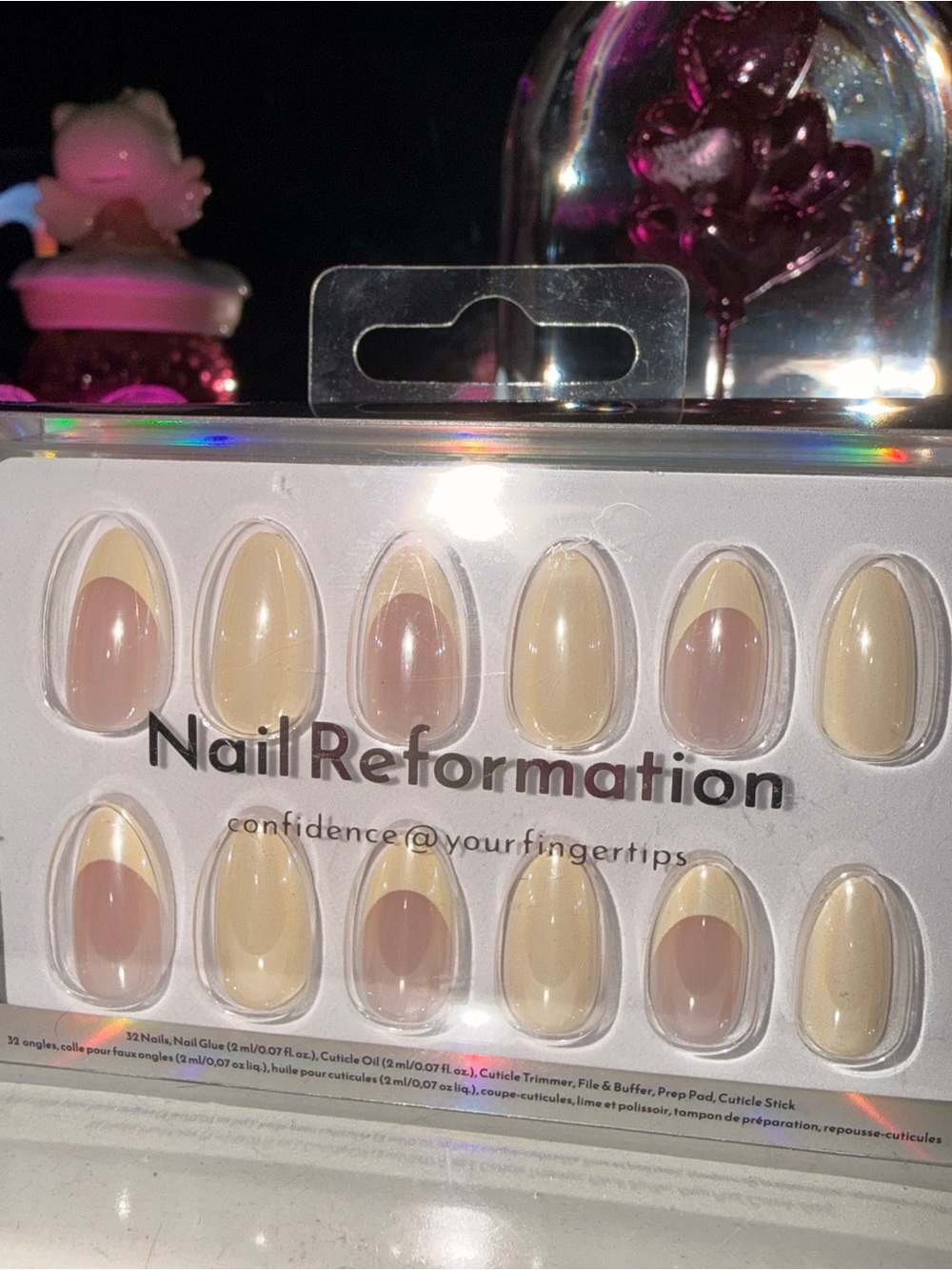 Nail Reformation Nude Press-On Nails - Sheer Beige & Cream - Picture 2 of 6